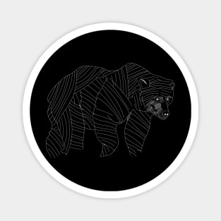 bears line art drawing Magnet